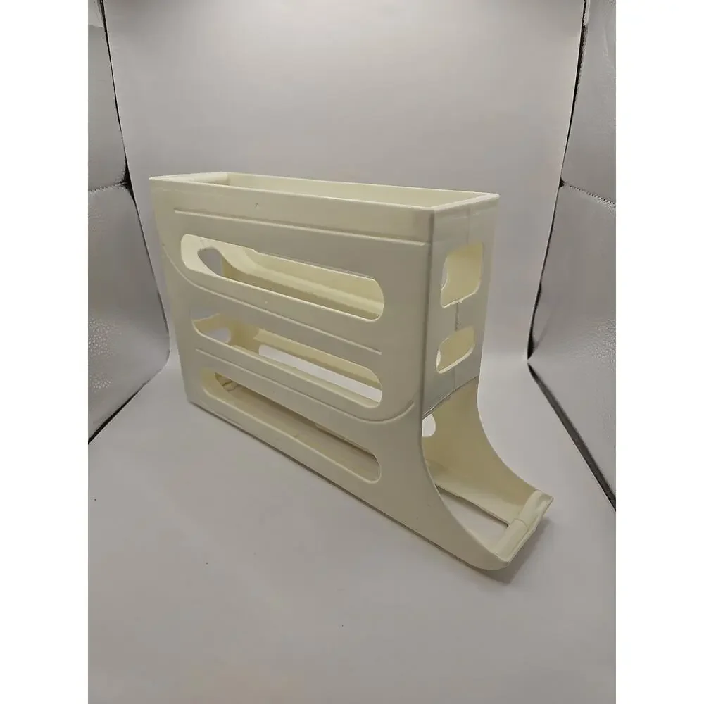 Egg Dispenser/Holder - 4 Tier Rolling Egg Dispenser‎ Fridge countertop organizer